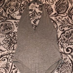 Brand New Wet Seal Grey BodySuit